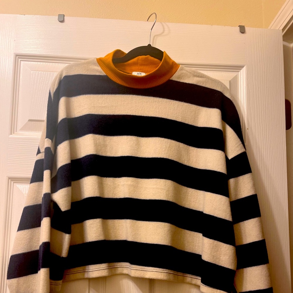 Brooklyn & Bailey Cropped Turtleneck